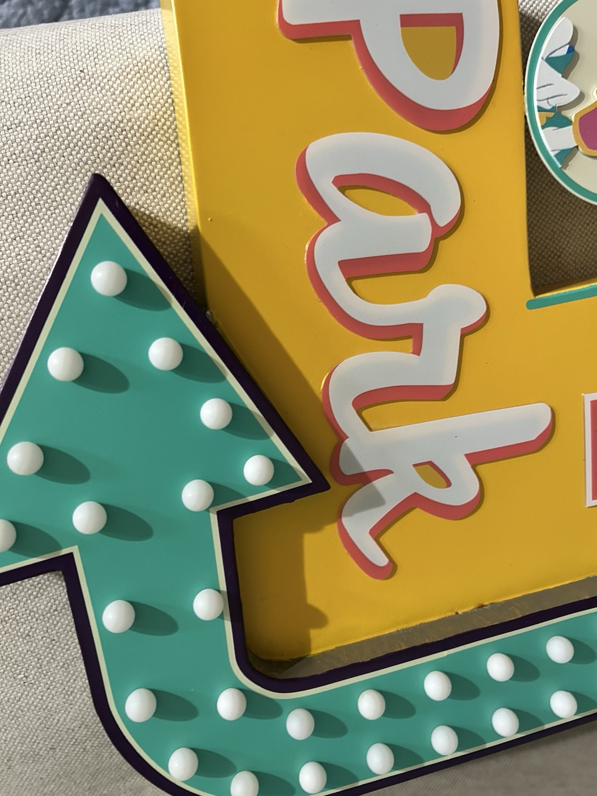 2024 Disney Play In The Parks Marquee 18 X 27.4 Light Up Sign New