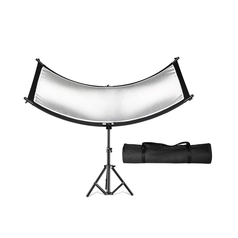Clamshell Light Reflector Diffuser, 71"x24" /180x60cm Arclight Curved Lightin...
