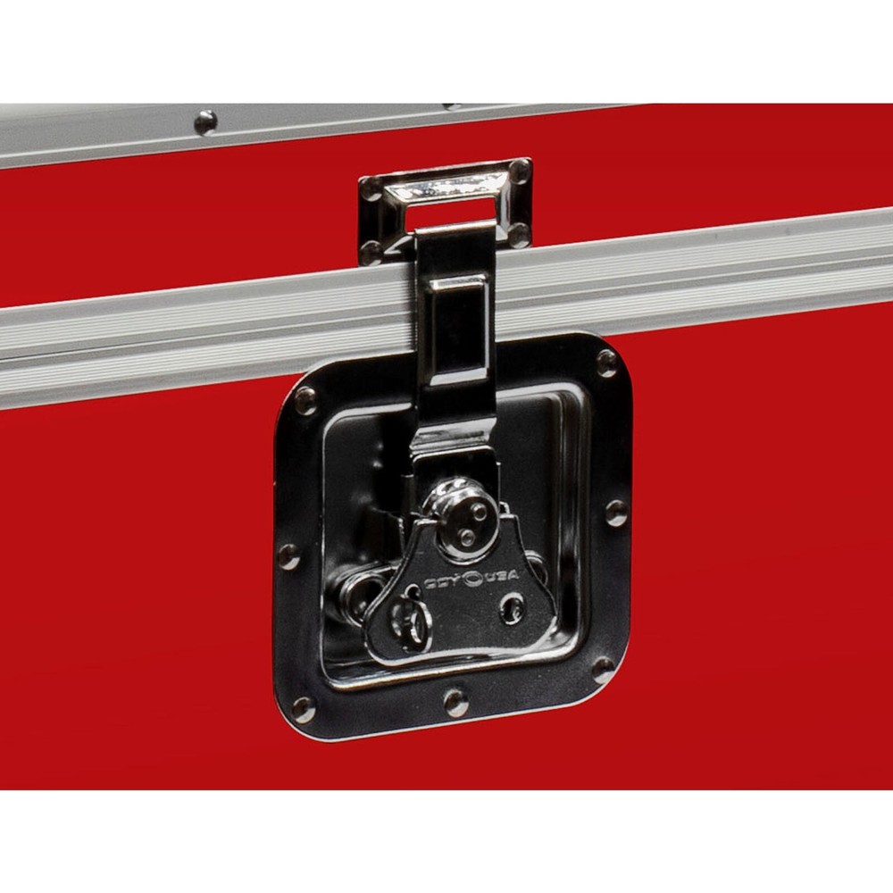 Odyssey KLP2RED Krom Series Red Stackable Record / Utility Case idjnow