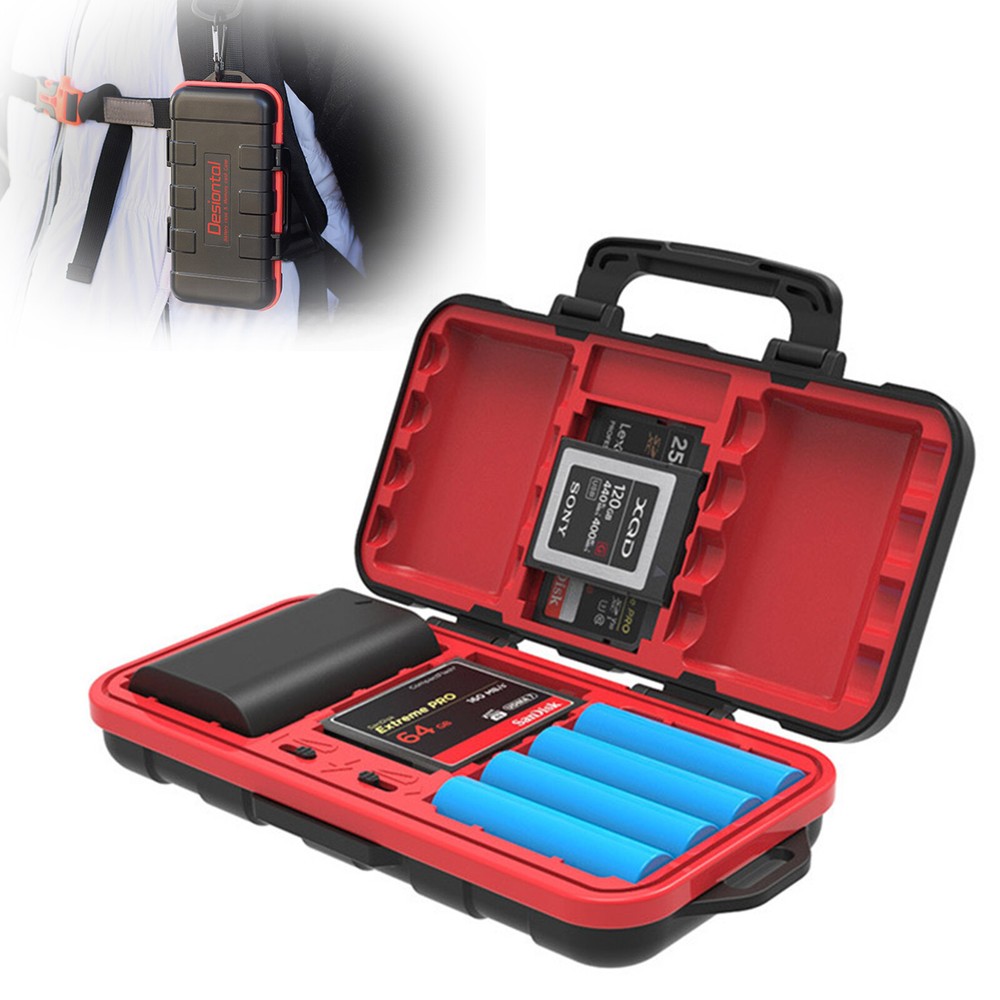Camera Battery Protective Box Camera Battery Box SD/TF Memory Card Storage Box B