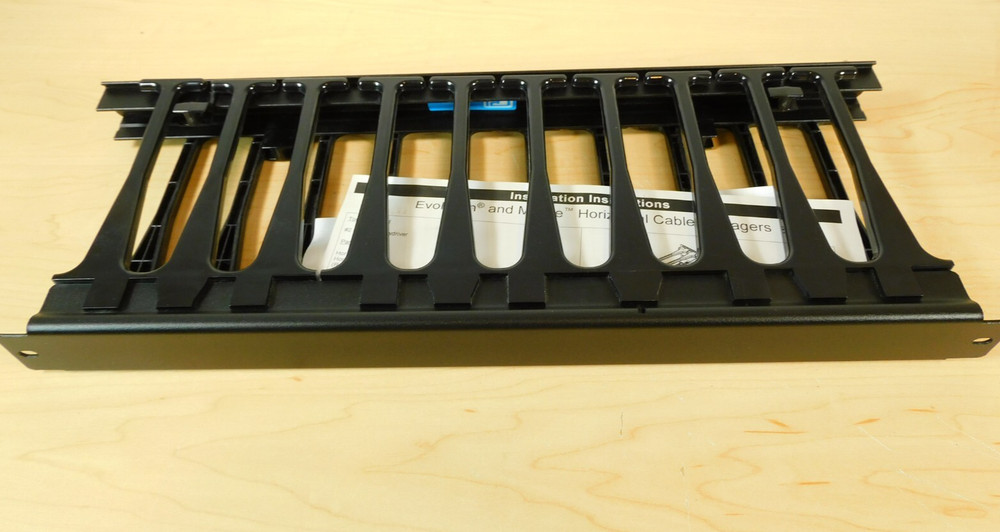 35441-701 Evolution Horizontal Cable Manager Single-Sided 1U x 19" x 8.2" Deep