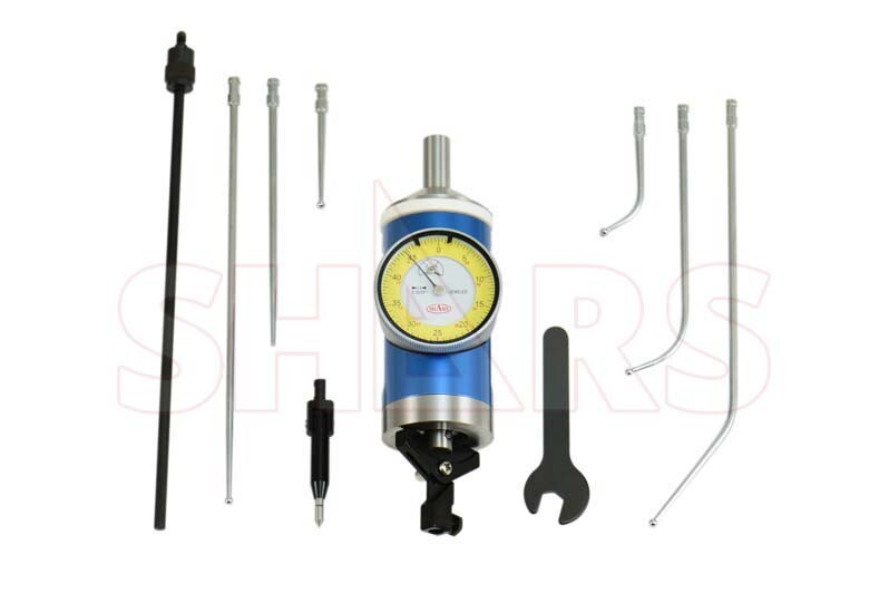 Shars 0.20" Axis Offset Range Aluminum Body Co-Axial Center Indicator Set M}