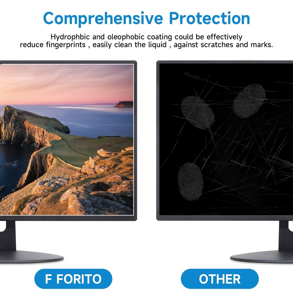 2-Pack 24 inch Anti Glare Computer Screen Protector, Matte Computer Screen Co...