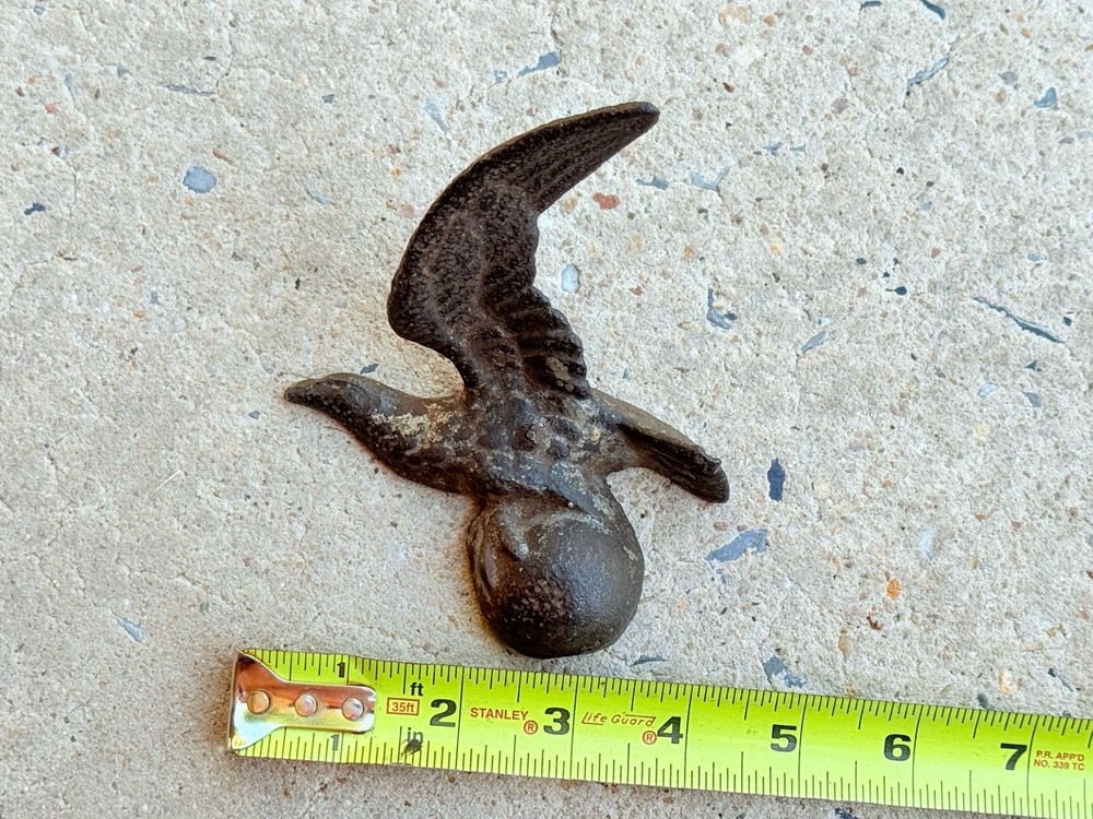 Antique Cast Iron Eagle Topper Early Original
