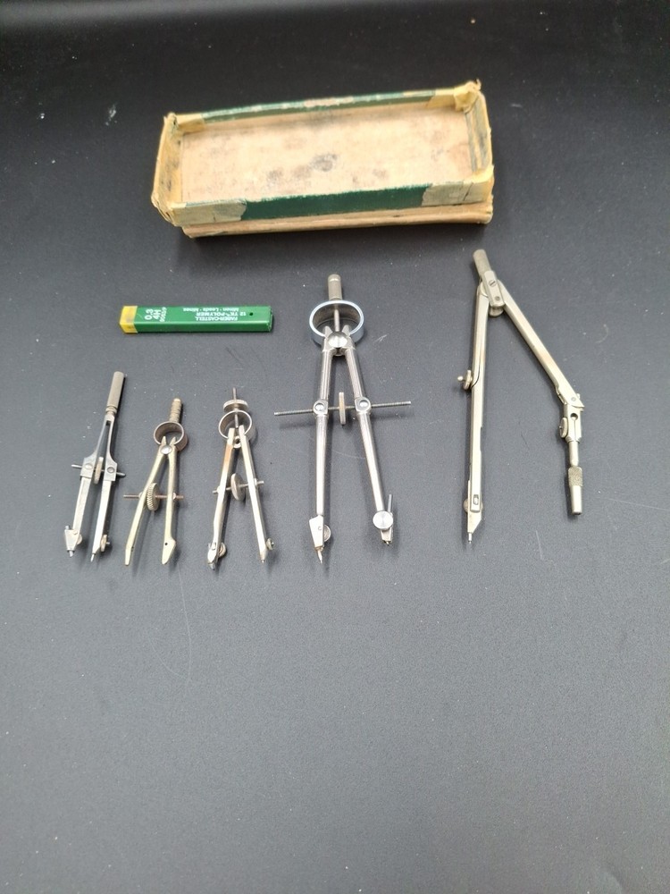 Assorted Vintage Technical Drawing Instruments