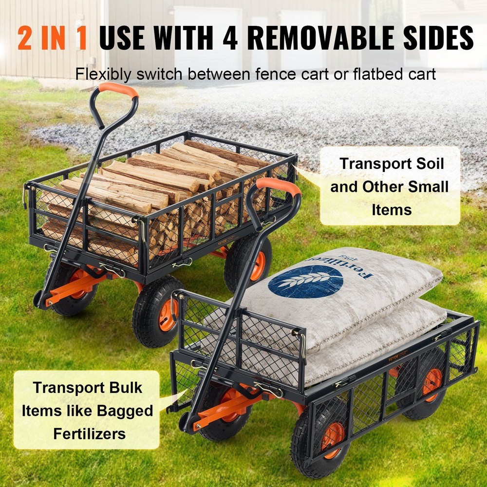 880lb Performance Dump Wagon with 10in Wheels and Functional Build
