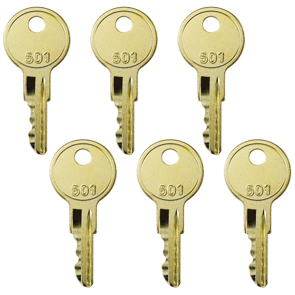 CH501 Keys Compatible with Toolbox for Truck Tool Box Lock Latch Silver