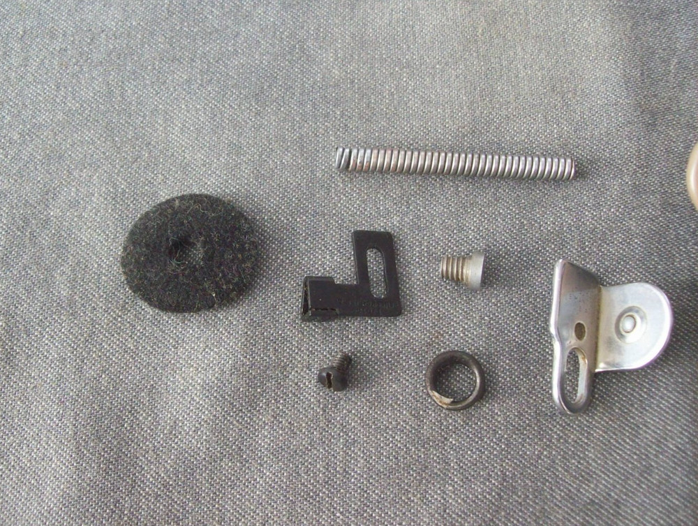 Singer 301A Sewing Machine Bobbin Winder, Thread Guide, Spool Pin, & Misc. Parts