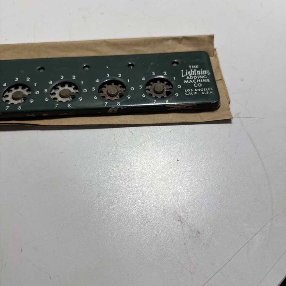 The lighting adding machine los angeles antique adding machine display piece