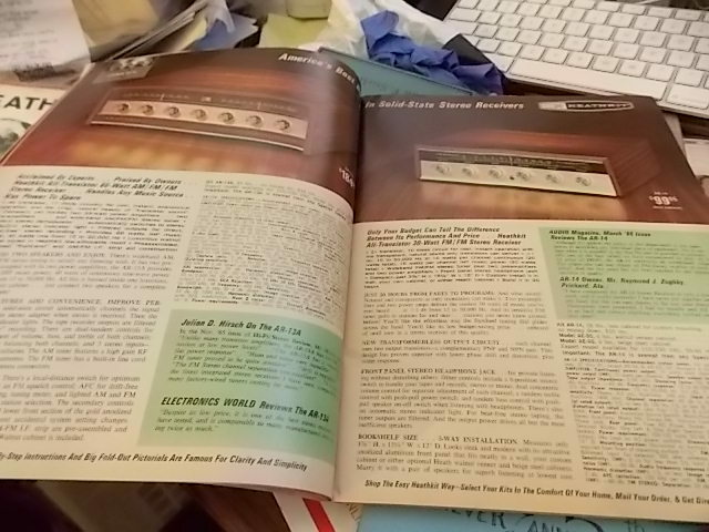 1967 HEATHKIT ELECTRONICS CATALOG W MAILING ENVELOPE