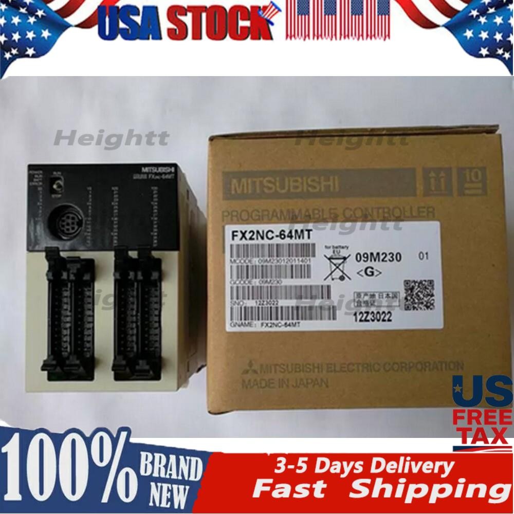 New Mitsubishi FX2NC-64MT PLC Programmable Controller Expedited Shipping One