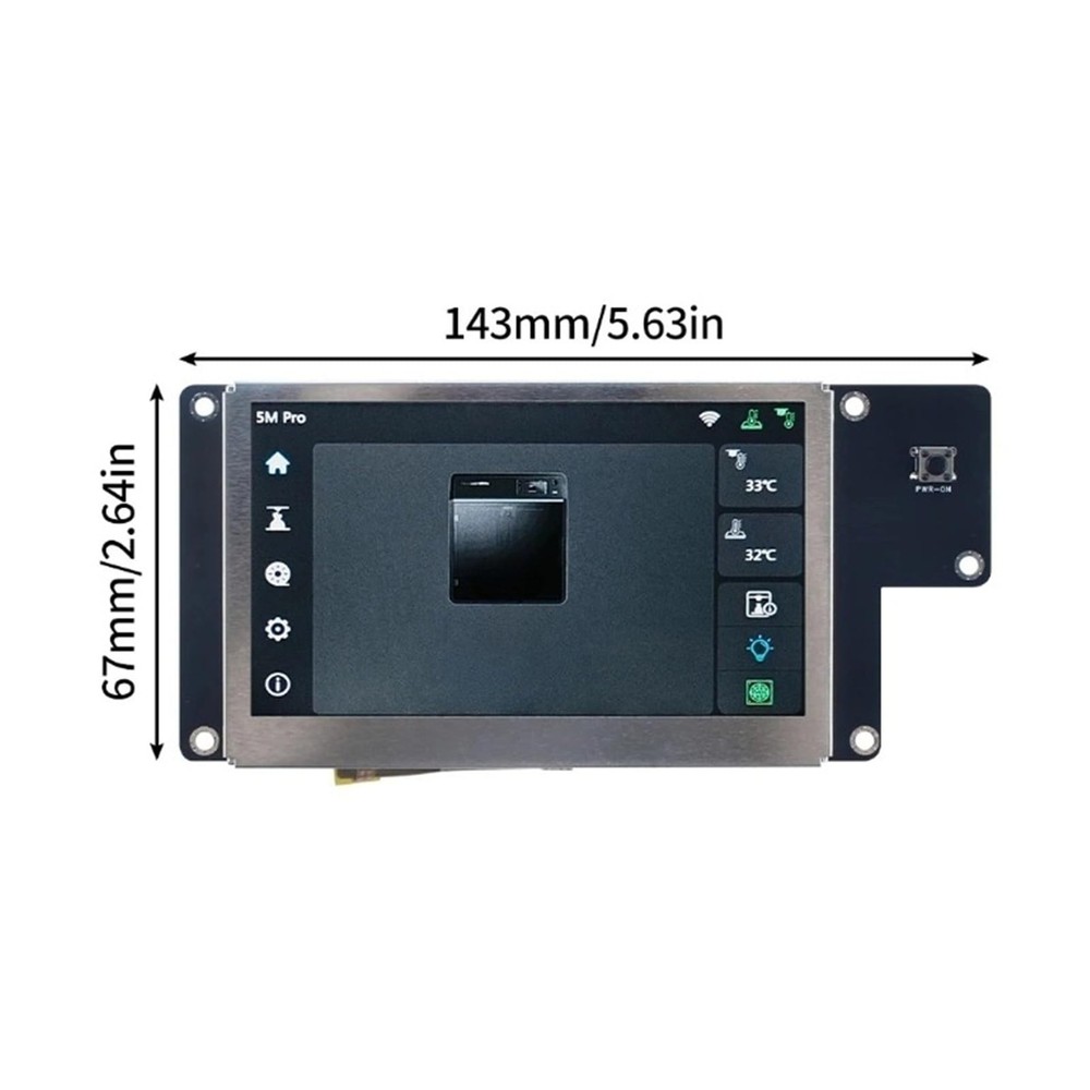 3D Printer 4.3in Touch Screen Assembly With Easy Installation For Adv