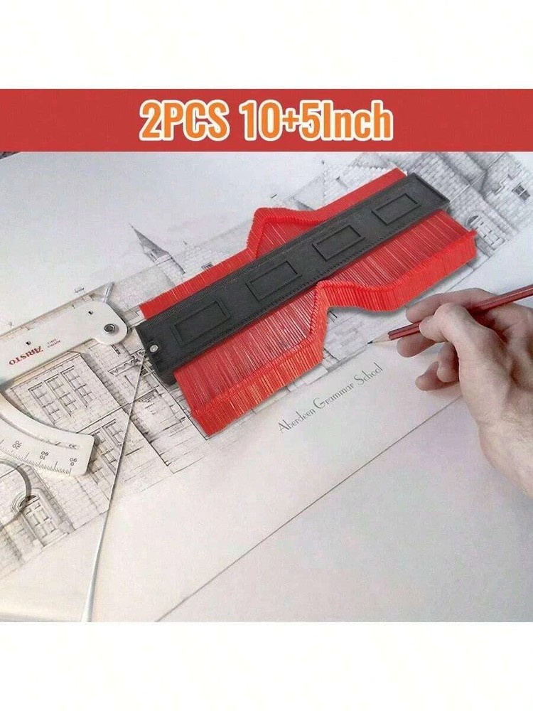 Contour Gauge Tool, Precision Profilometer Tool Set, Adjustable Profile Scribing