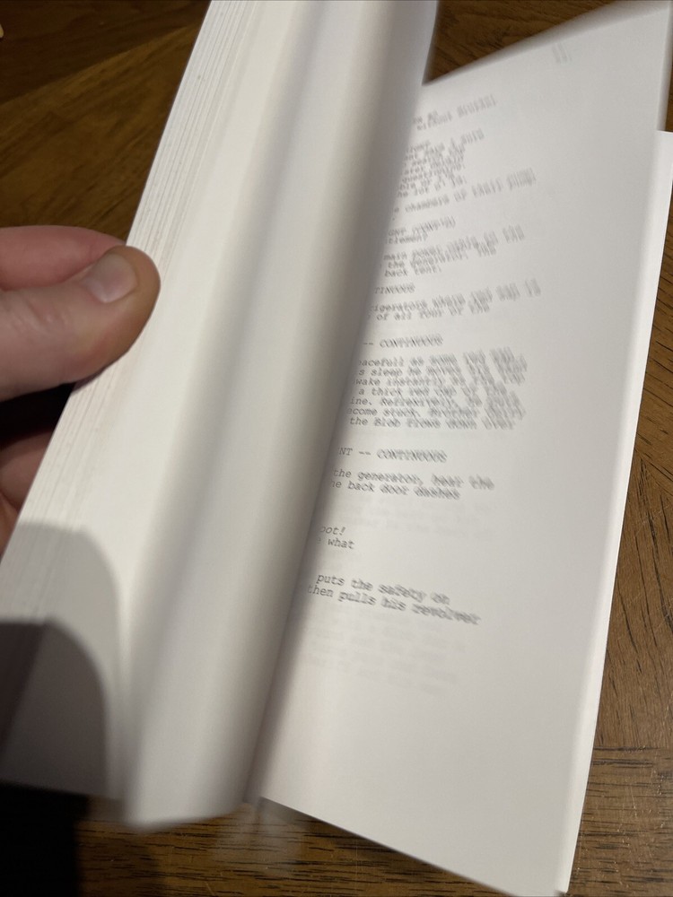 Blob II 2 Red Armageddon Original Script Screenplay E.L. Ernest West