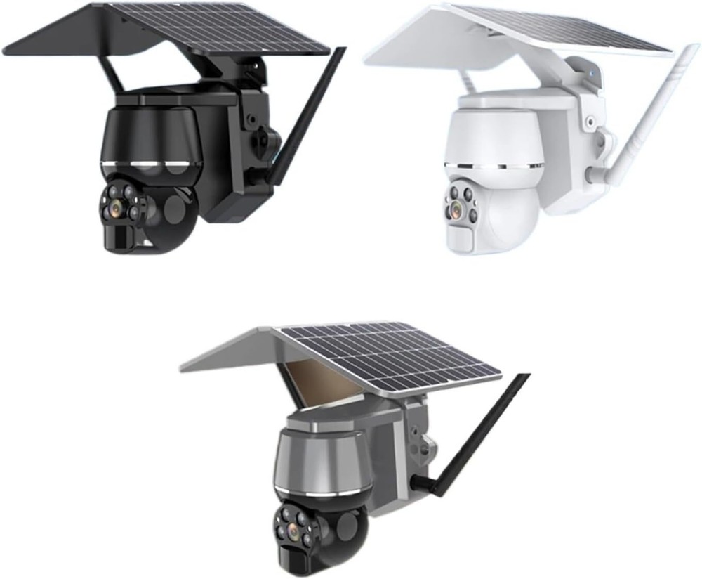 Solar Panel Battery Powered 4G Camera Outdoor PIR Wireless Security Surveillance