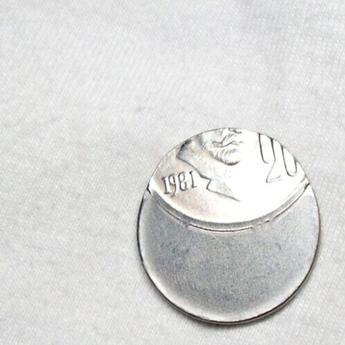 ERROR COIN 20 CENT  FRANCISCO MADERO 1981 FROM MEXICO.