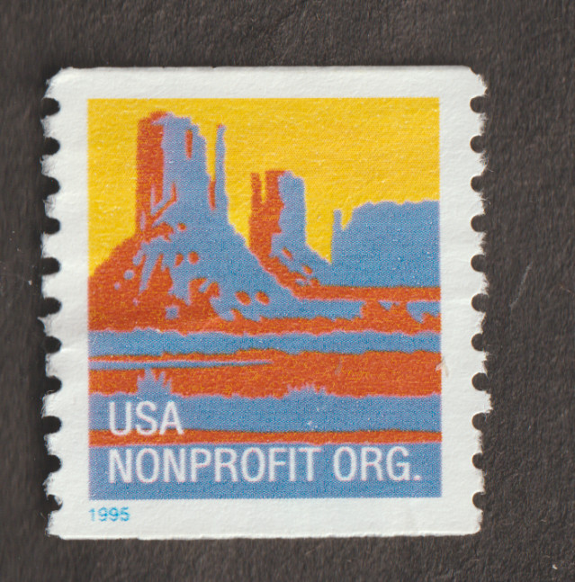 1995 US 2902 COIL SINGLE NONPROFIT ORG (.05) MNH