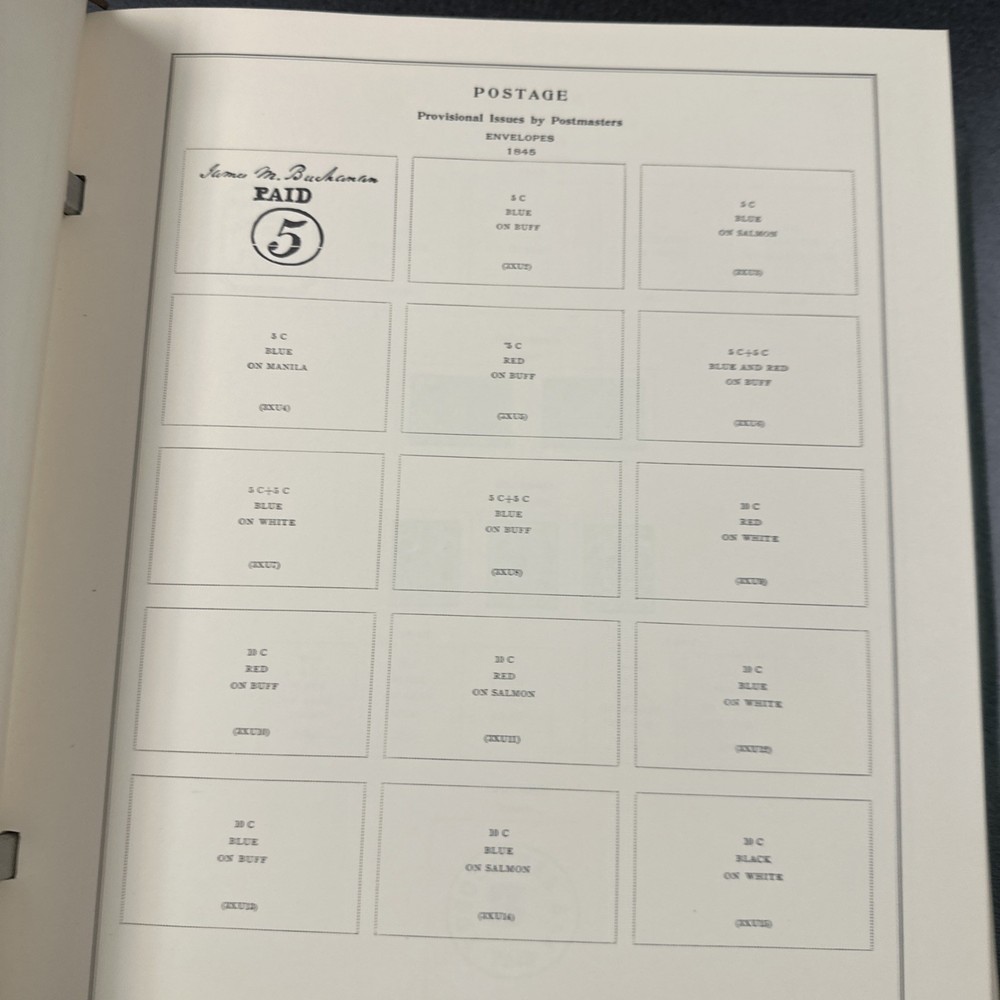 Scott American Stamp Album With Some Stamps Mint & Used