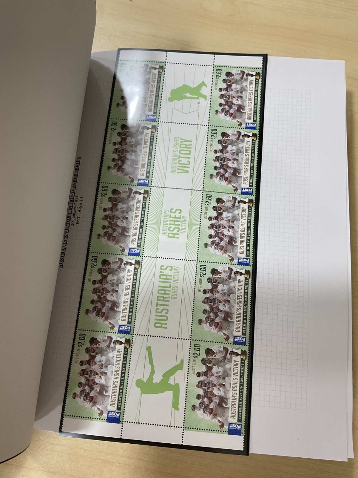 Australian stamps, coin covers + presentation pack. 2014. Album. G/127