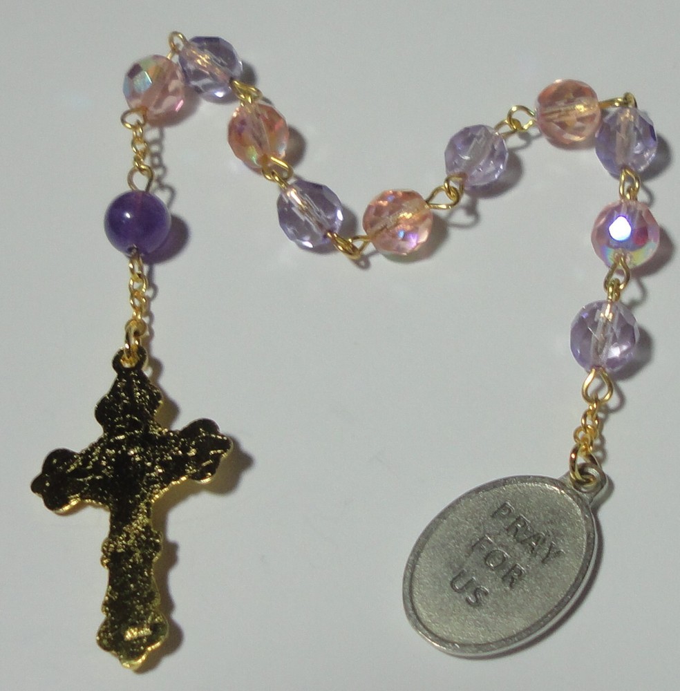 St Veronica Single Decade Rosary - Photographers, Textiles, Laundry Workers