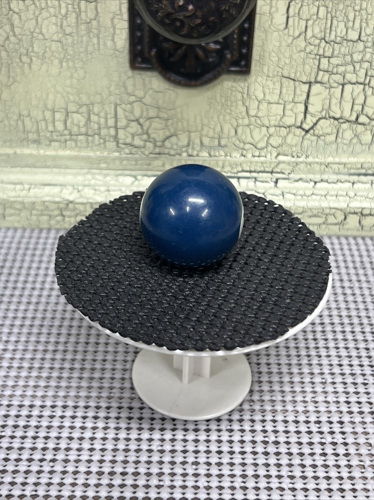 Mini Pool Ball #2 Blue Solid 1.5" Diameter Miniature Billiard Replacement Vtg