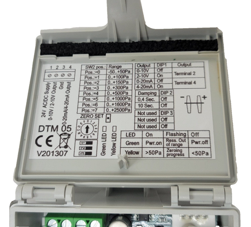 Seikom Electronic DTM05 Differential Pressure Transmitter