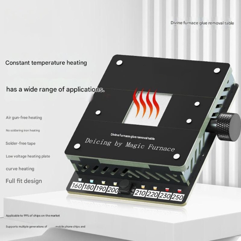 CPU Heating Platform For Mobile Phone IC CPU Heating Degumming Station