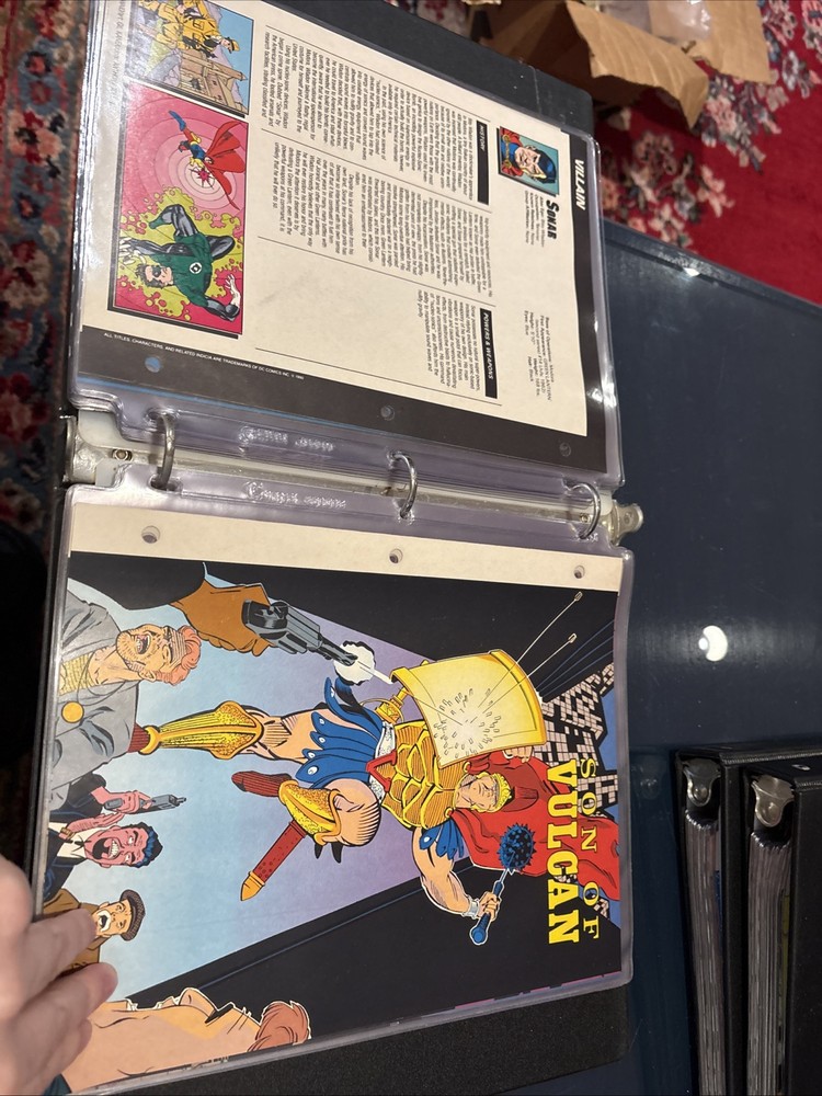 Comic Book Bio Binder