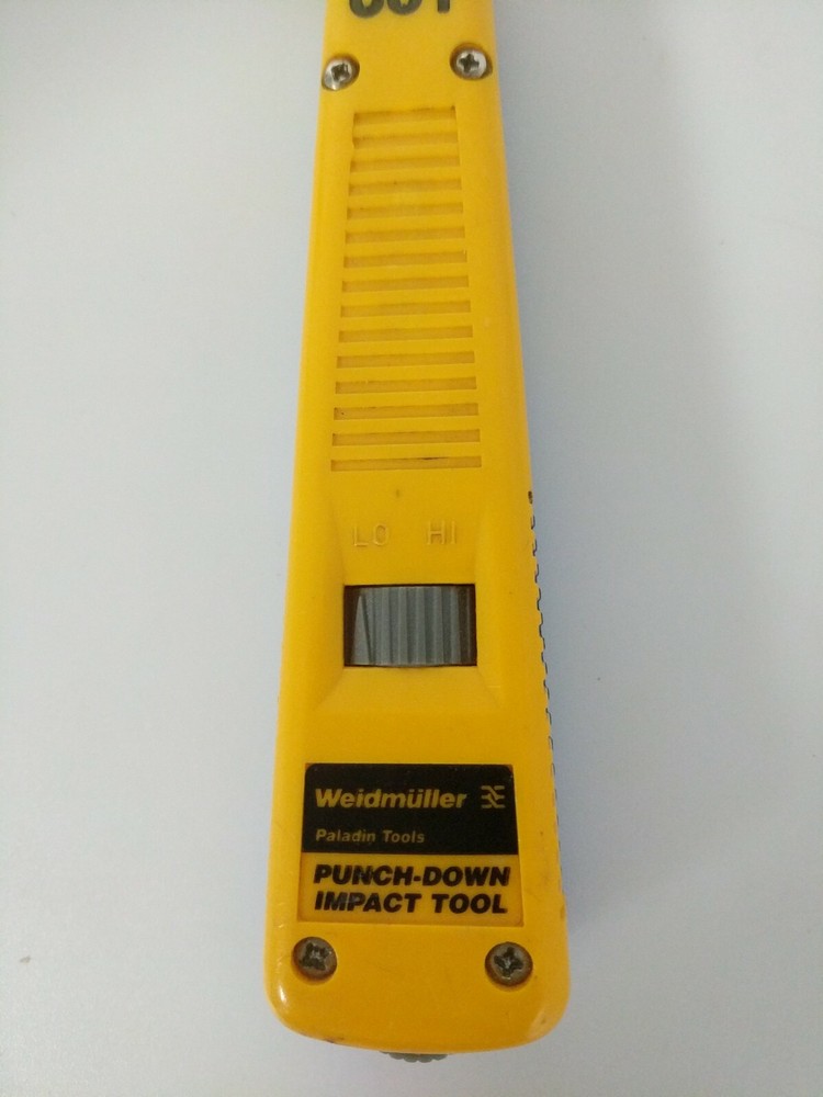 CUT Weidmuller Paladin Tools Punch Down Impact