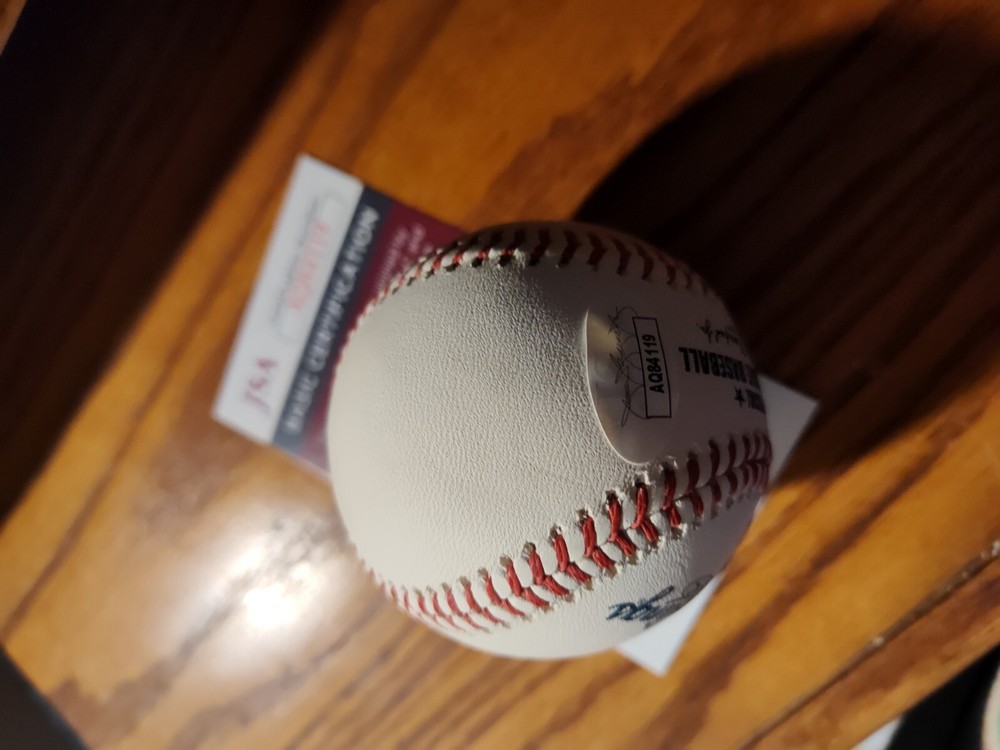 Peter Gammons Spink Award JSA Certified Baseball