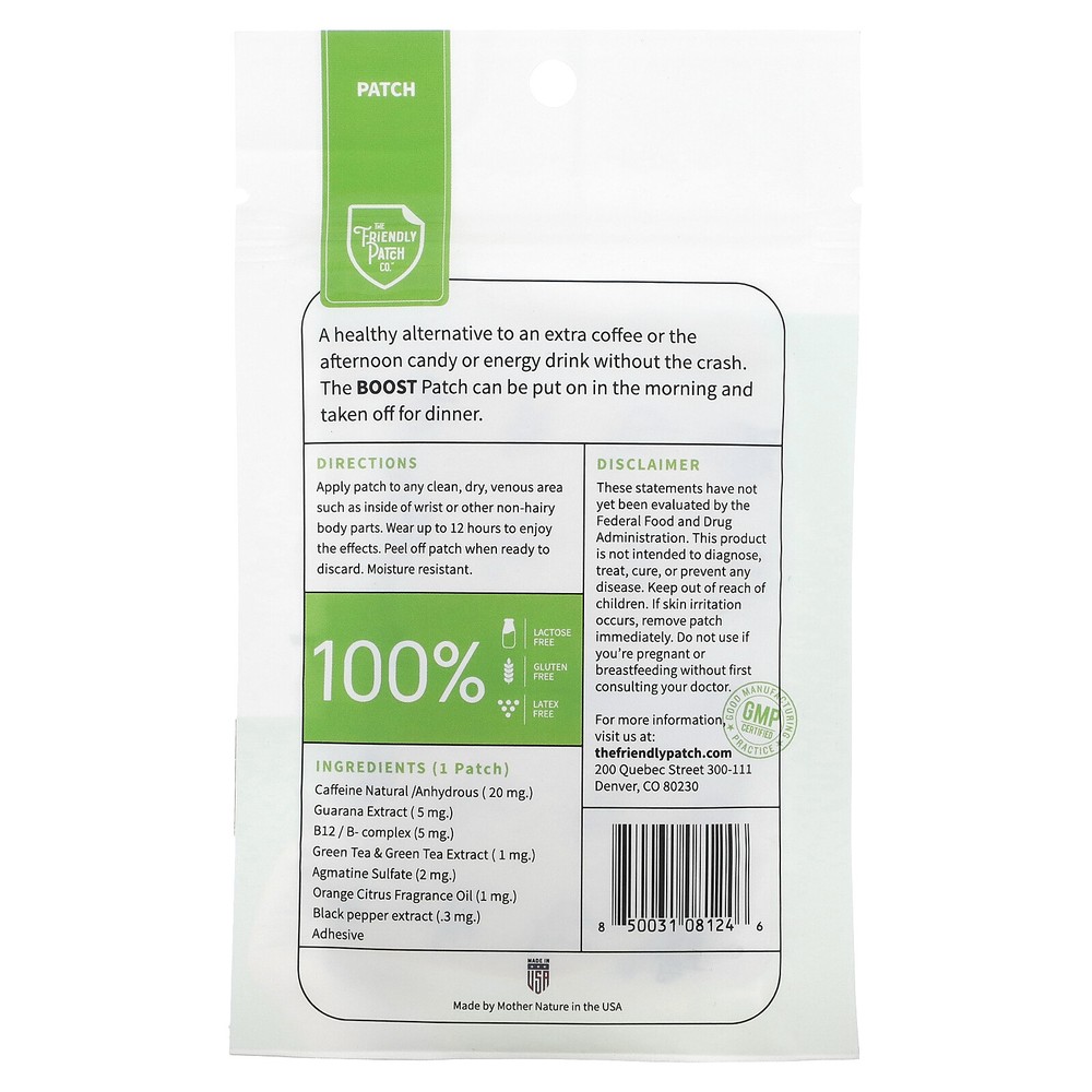Boost, Energy Patch, 8 Patches