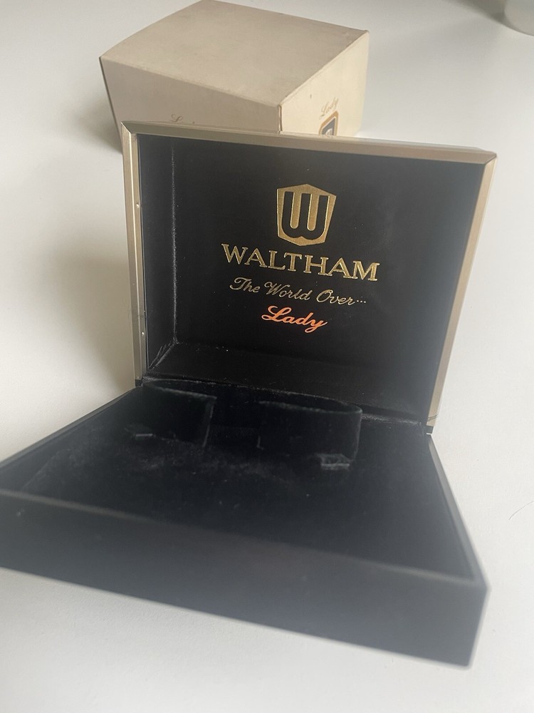Vintage WALTHAM Presentation Box & Outer box