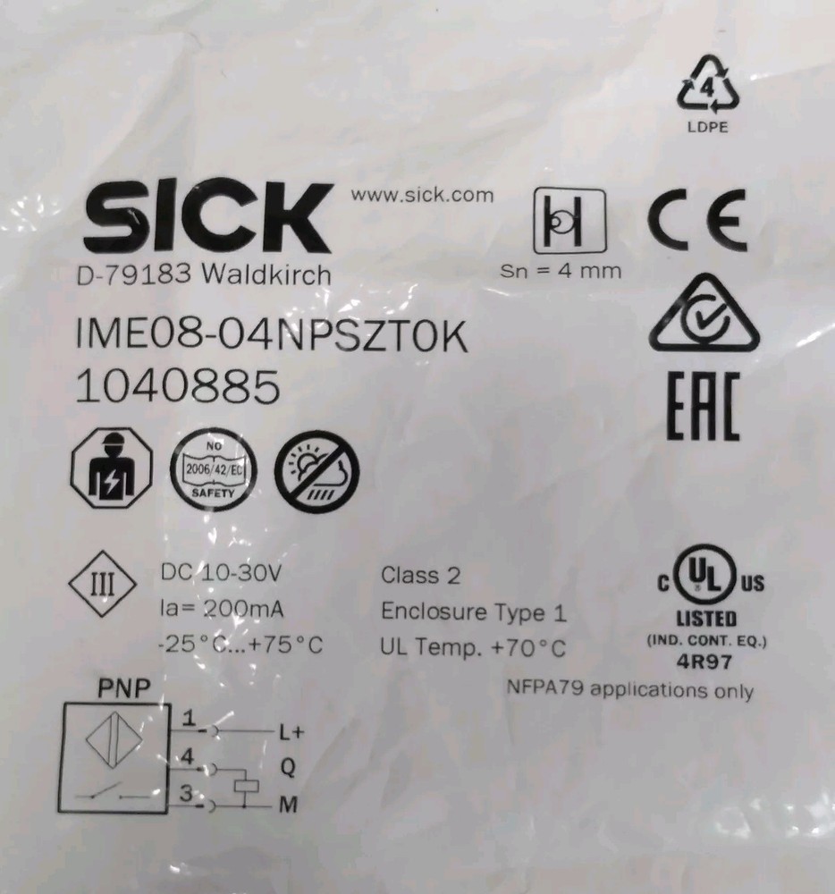 SICK IME08-04NPSZTOK Proximity switch sensor
