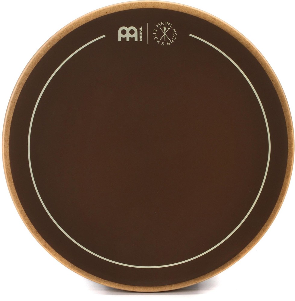 Meinl Stick & Brush 12-inch Practice Pad (2-pack) Bundle