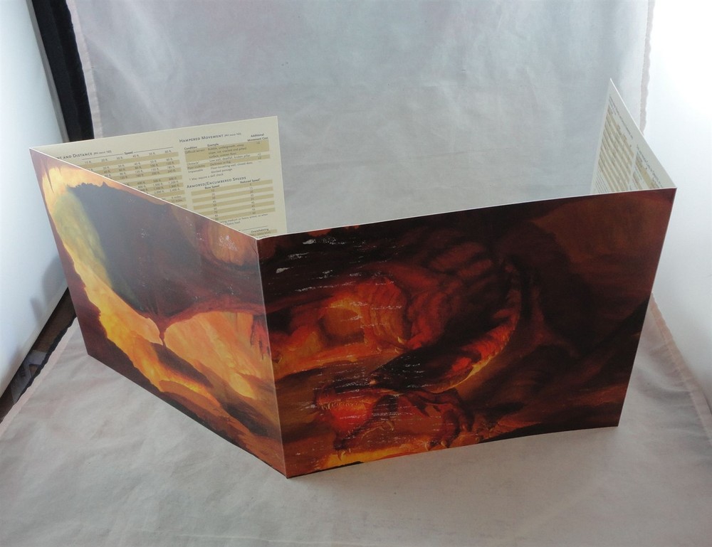 Dungeons & Dragons 3rd Ed d20 4-Panel Dungeon Master Screen D&D (2004)