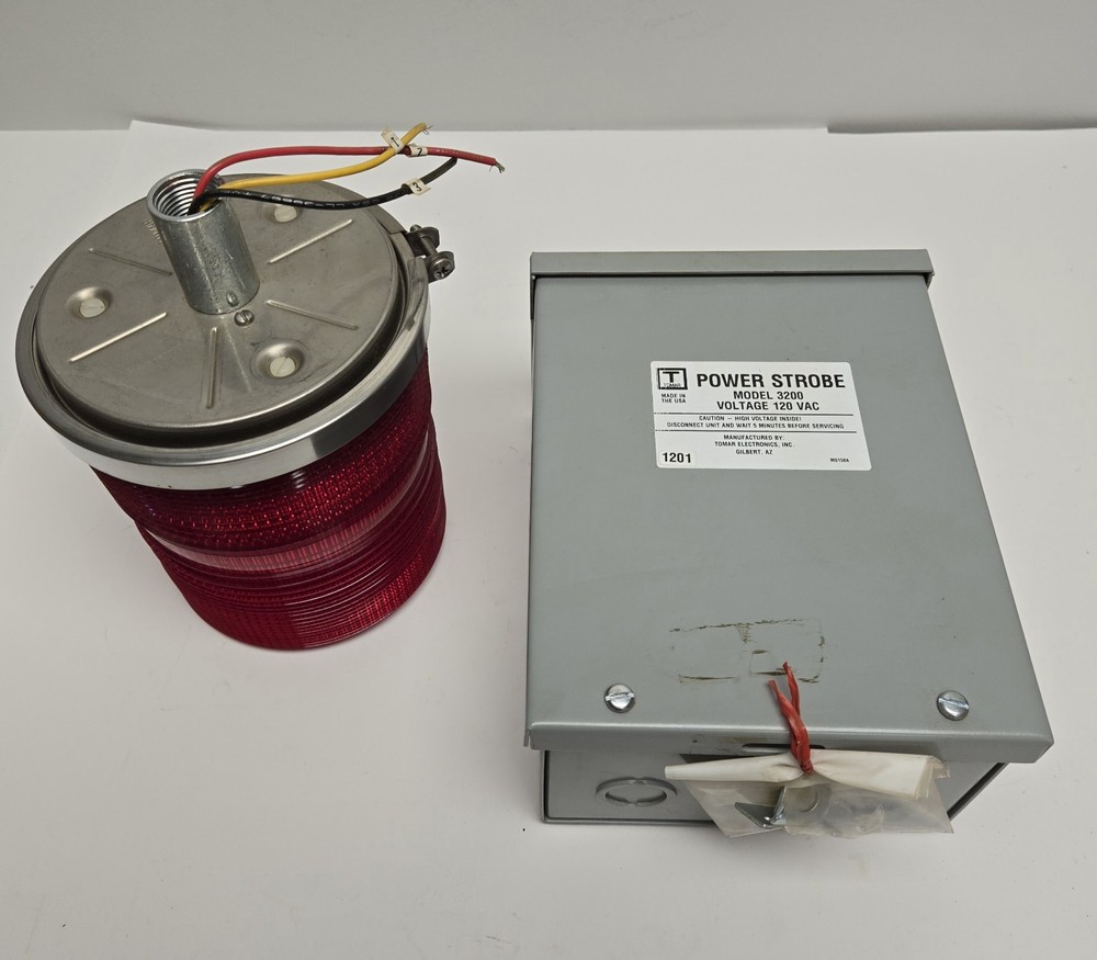 TOMAR 3200 POWER STROBE LIGHT RED