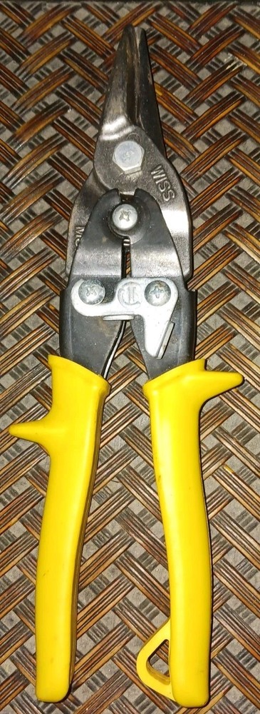 Wiss M3X Straight Cut Tin Snips Yellow 10"
