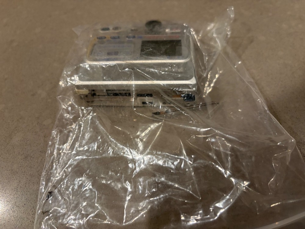 As-is Panasonic SJ-MR200 Portable Mini Disc Recorder Silver