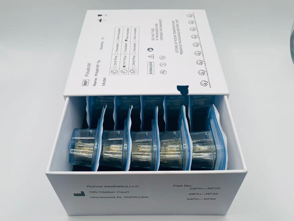 Rohrer Aesthetics Pixel8 RF Tips 49-Pin 10/Pack