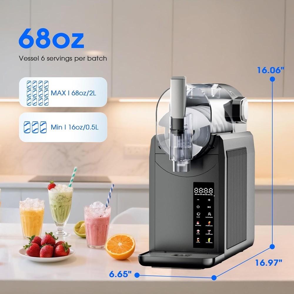 Slushie Machine Frozen Drink Maker Rapid Freezing 6 Presets Programs