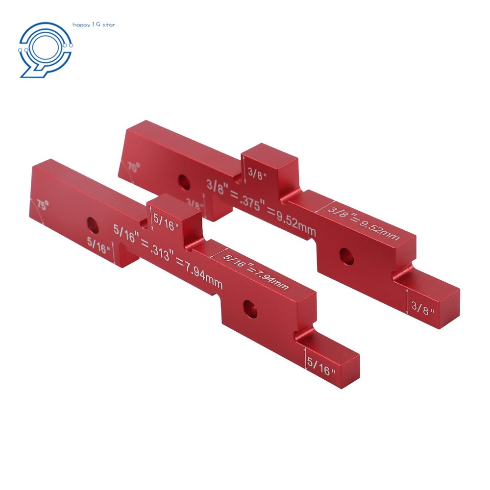 Router Table Setup Bars 14 Pcs Precision Aluminum Setup Blocks Height Gauge