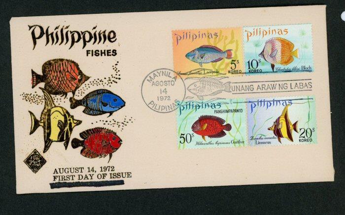 Philippines #1138-40 C104 FDC