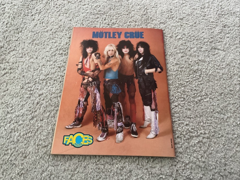FACES METAL MUSCLE MAGAZINE FALL 1985 KISS VAN HALEN TWISTED SISTER MOTLEY CRUE