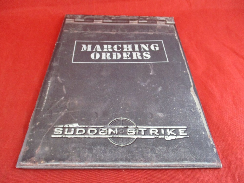 Sudden Strike PC Game "Marching Orders" Instruction Manual Booklet ONLY