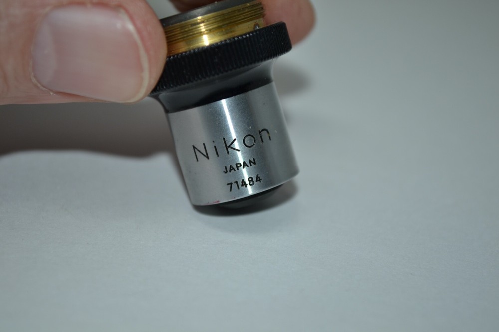 Used Nikon 4x 4/0.1 Microscope/Parts Objective Lens