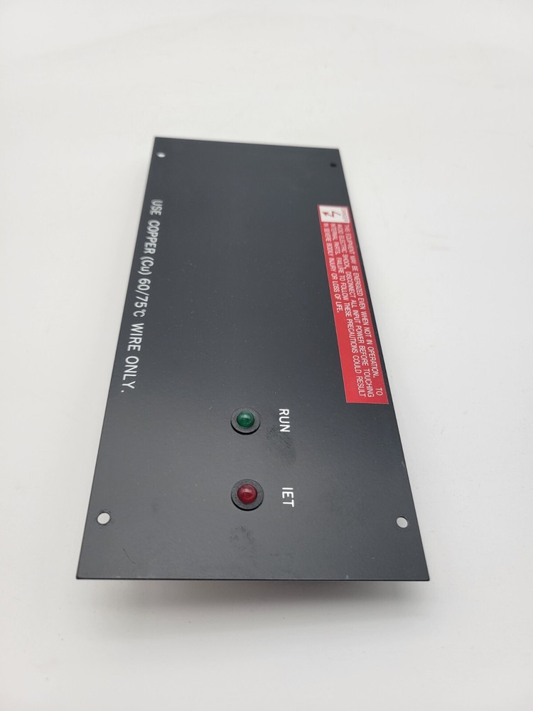 Reliance 1LS2004 RUN IET Panel Plate Indicator Light Assembly Frequency Meter