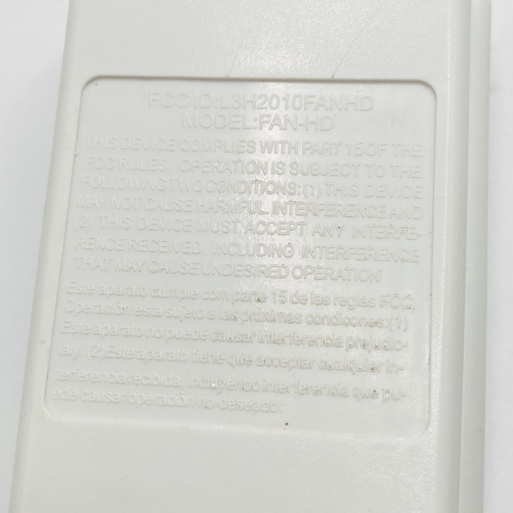 Pikeman Fan-HD Replacement Remote White