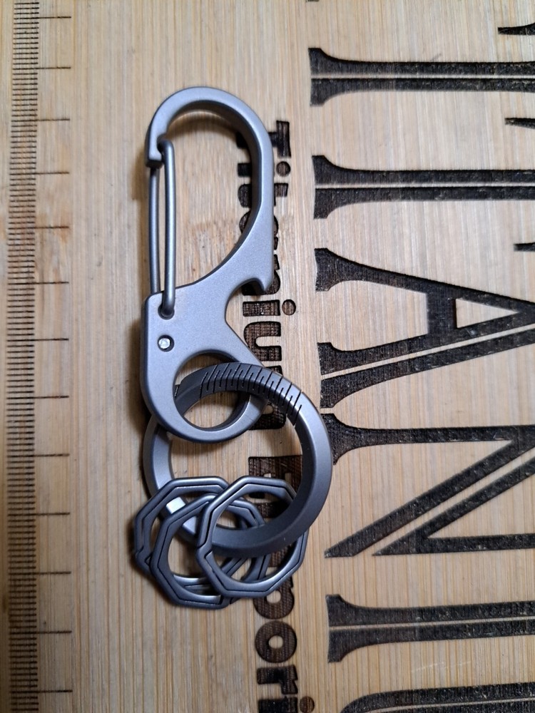 Titanium Alloy Carabiner Keychain