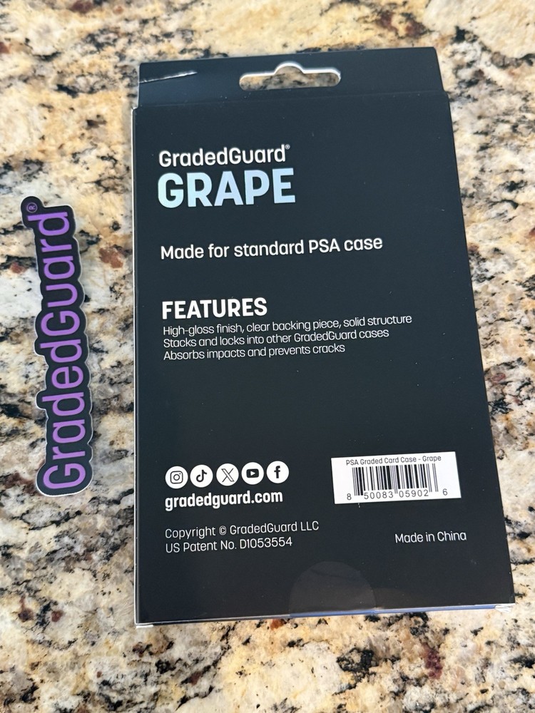 GradedGuard PSA Grape Limited Edition Slab Protector