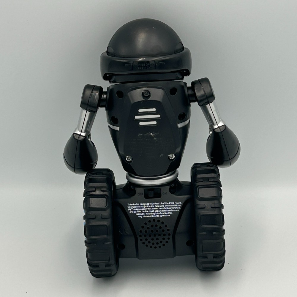 MIP WowWee Toy Coding Rolling Robot 0820 Black/Silver Smart App -Works! 2013